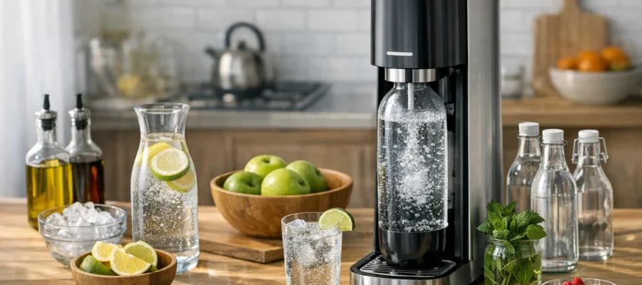 Vorteile eines Wassersprudlers fuer das Alltagserlebnis zu Hause