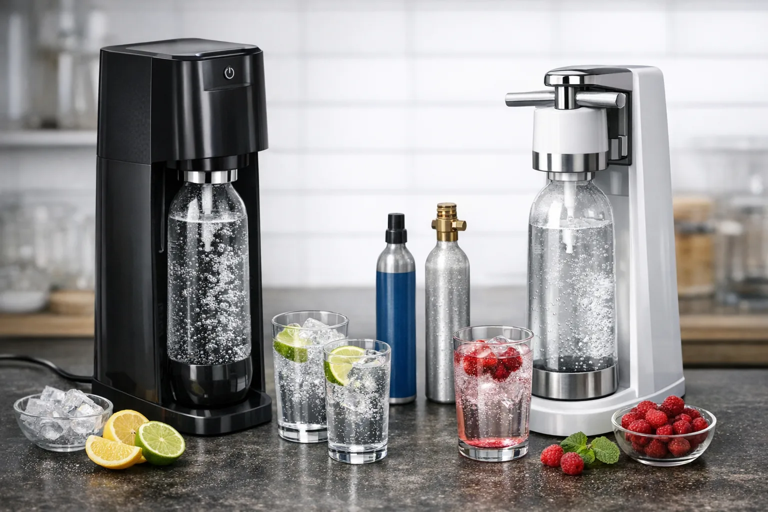 Wassersprudler Arten im Vergleich: Elektrisch, manuell und ihre Vor- und Nachteile