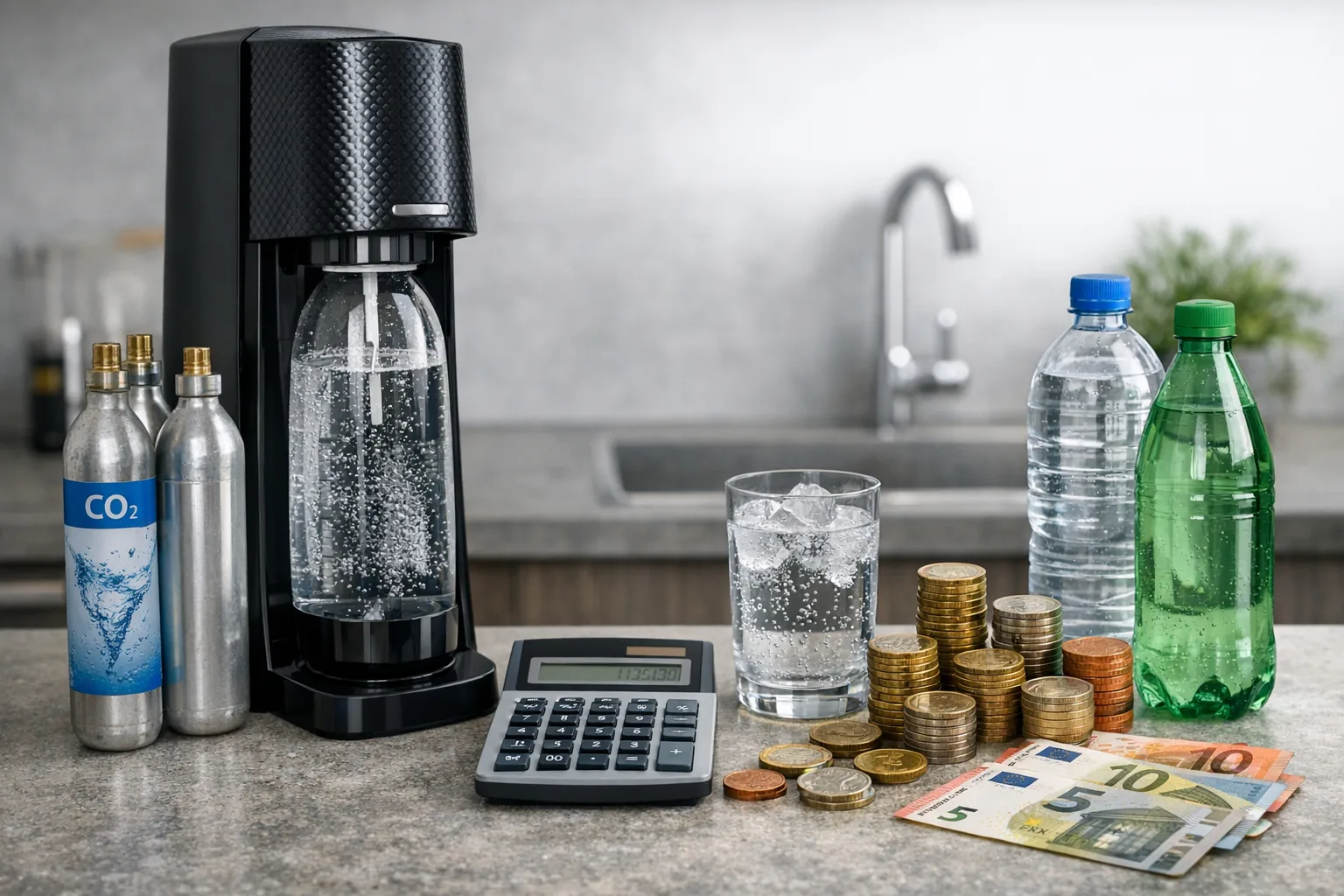 Wassersprudler Kostenrechner: Wie viel kann ein Wassersprudler sparen