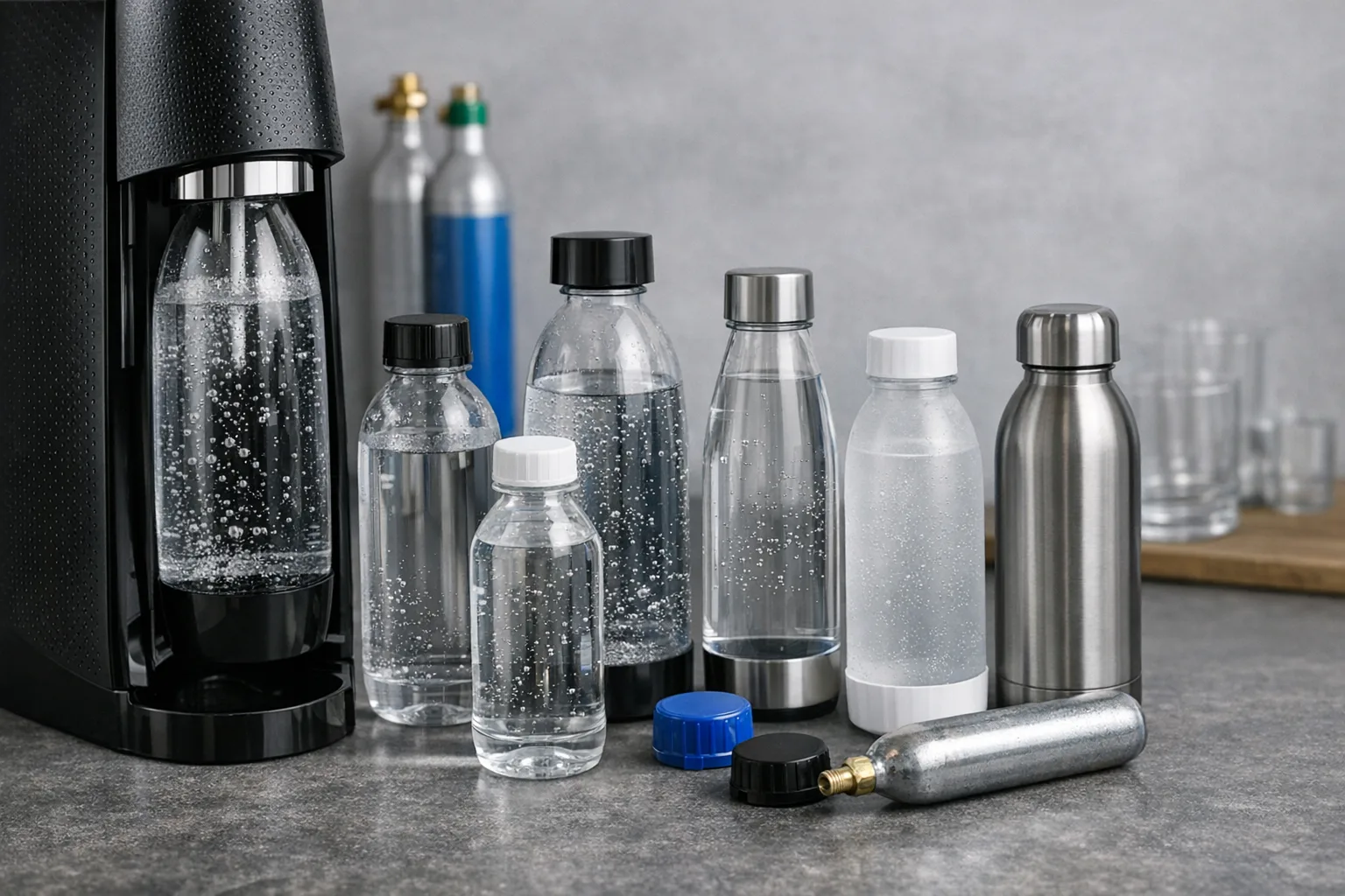 Wassersprudler Wasserflaschen: Welche Flaschen passen und worauf ist zu achten?