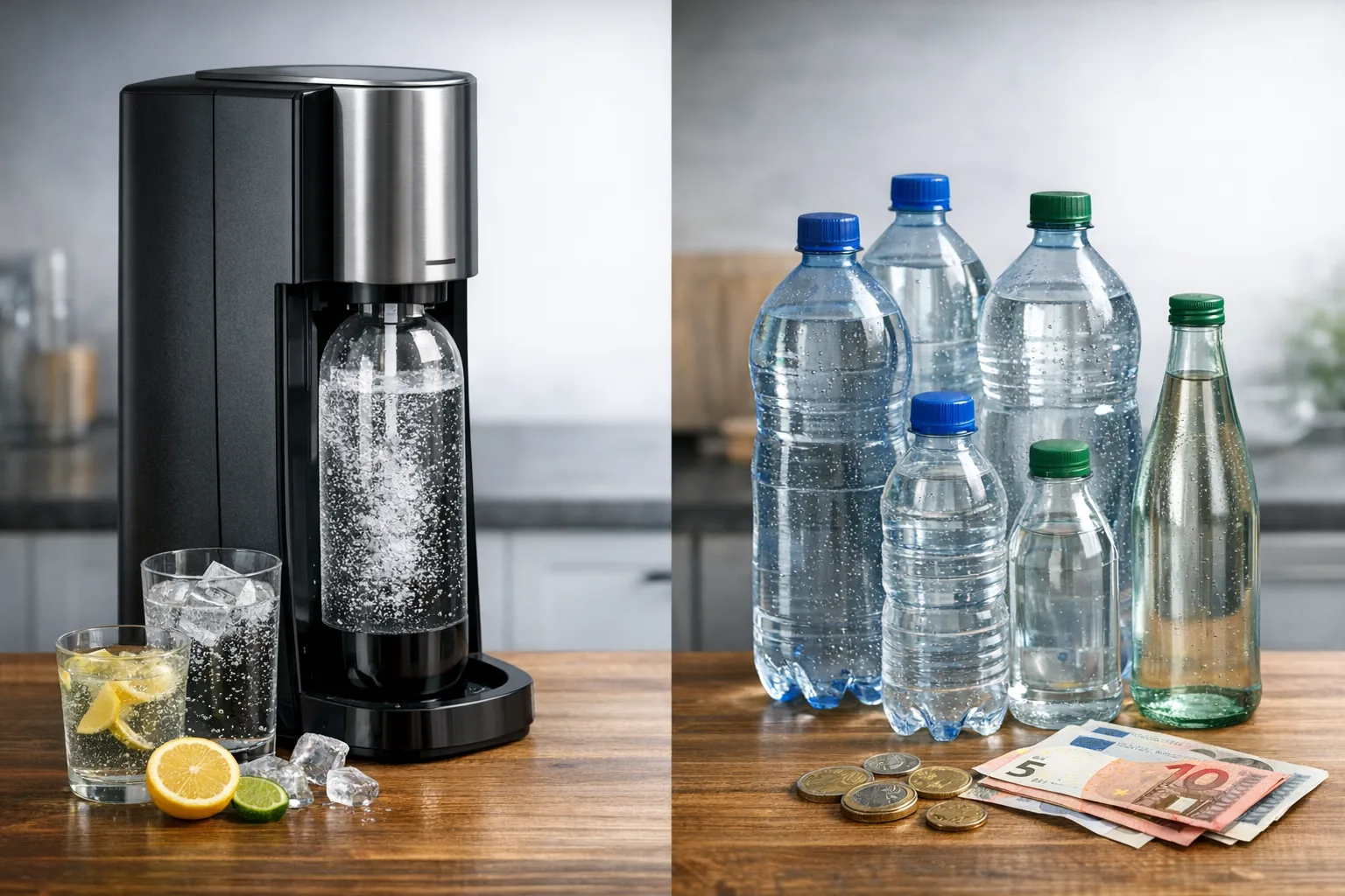 Wassersprudler als Alternative zu Mineralwasser kaufen: Kosten und Nutzen im Vergleich