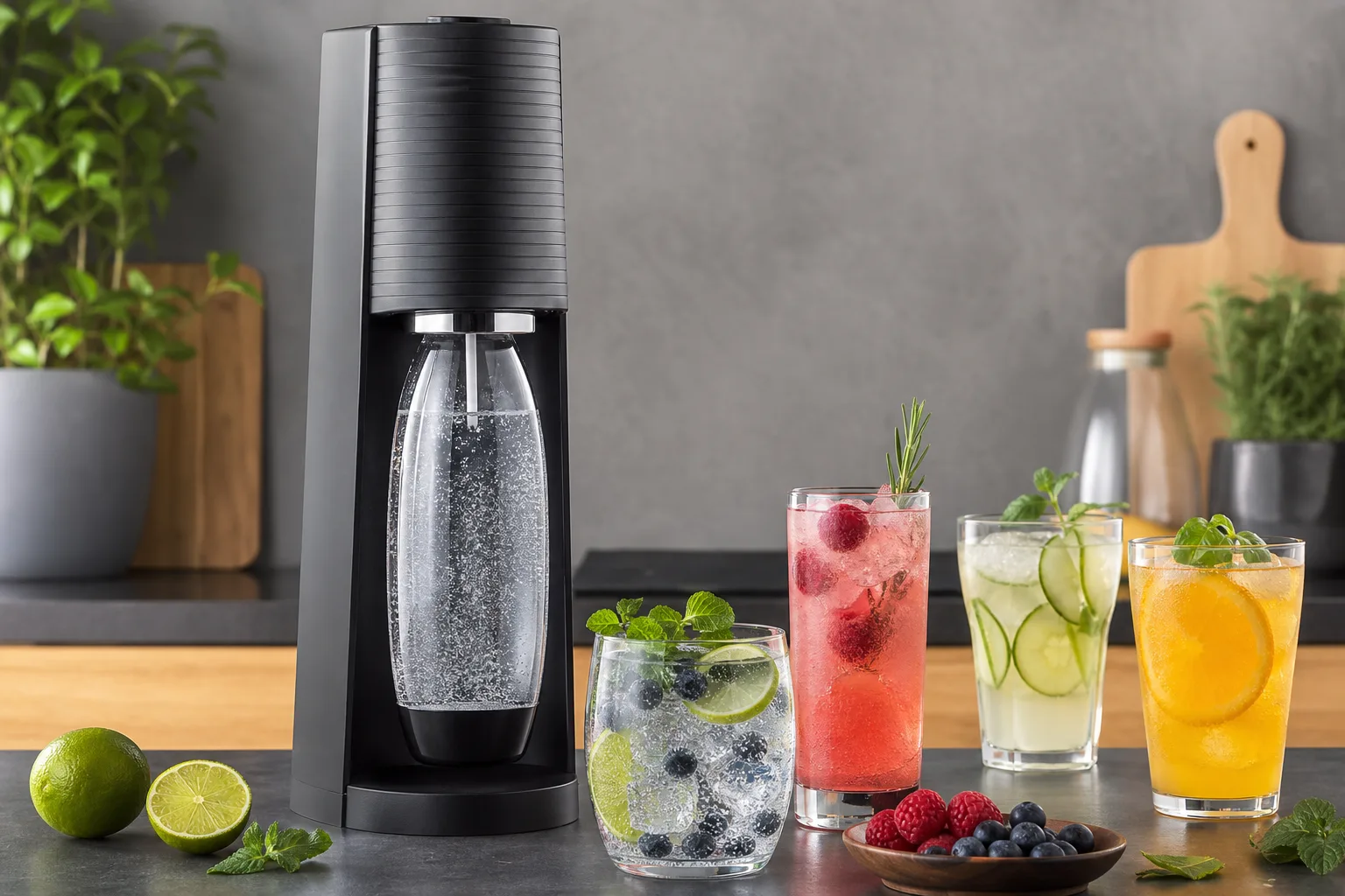 Cocktails & Mocktails mit Wassersprudler: Spritzige Partyrezepte