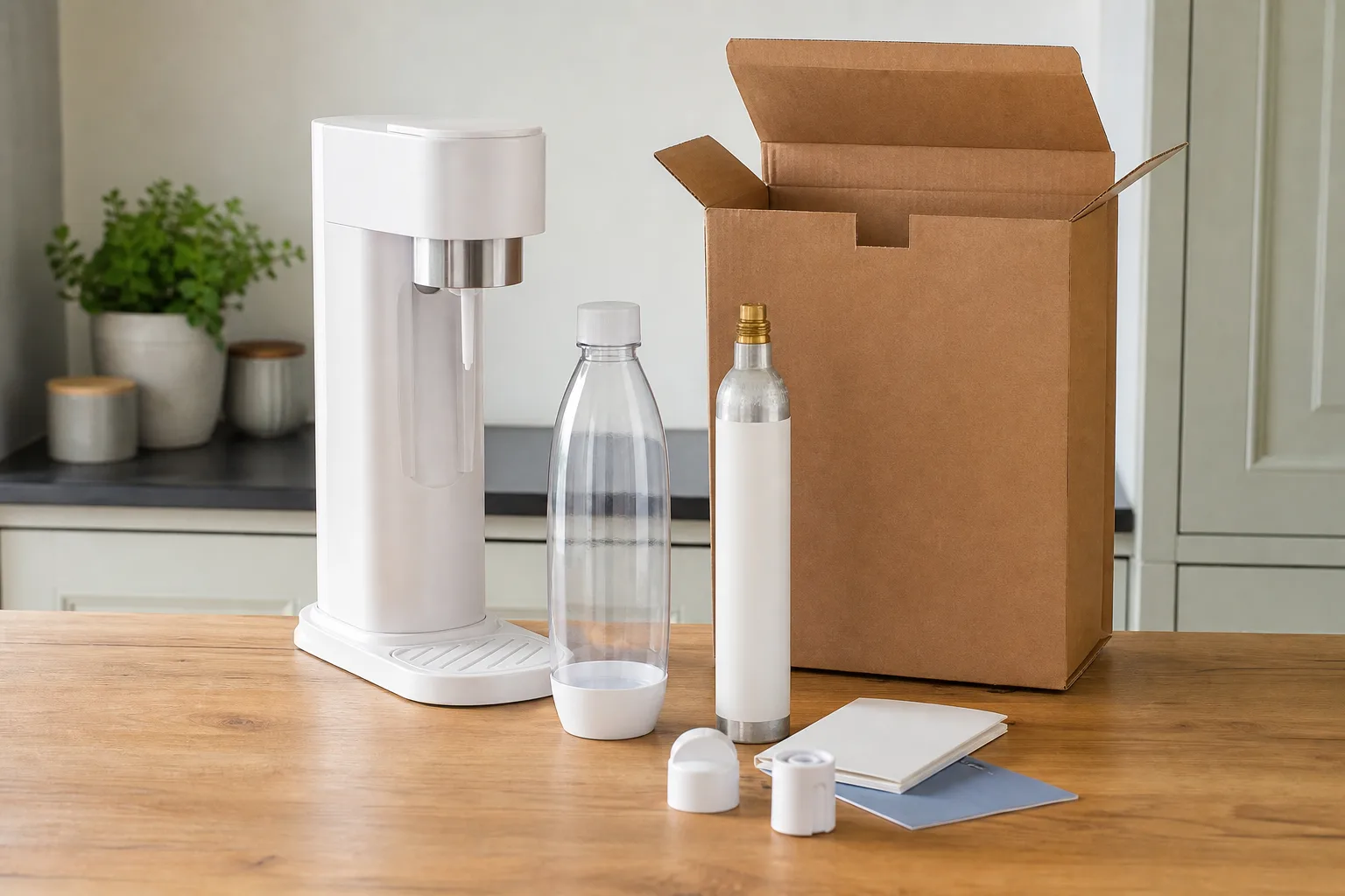 Erste Schritte mit dem Wassersprudler: Unboxing und Inbetriebnahme