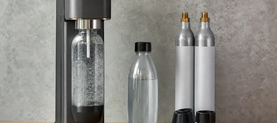 Wassersprudler Kosten sparen: Tipps fuer guenstigen CO2-Nachschub und Zubehoer